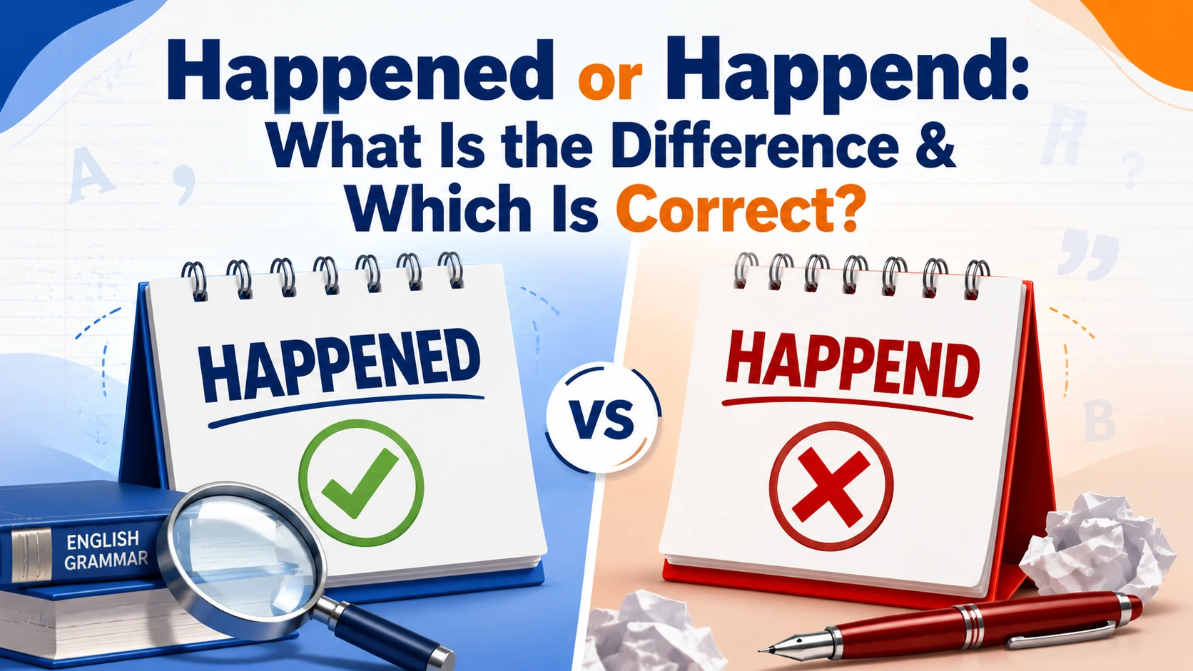 Happened or Happend: What Is the Difference & Which Is Correct?