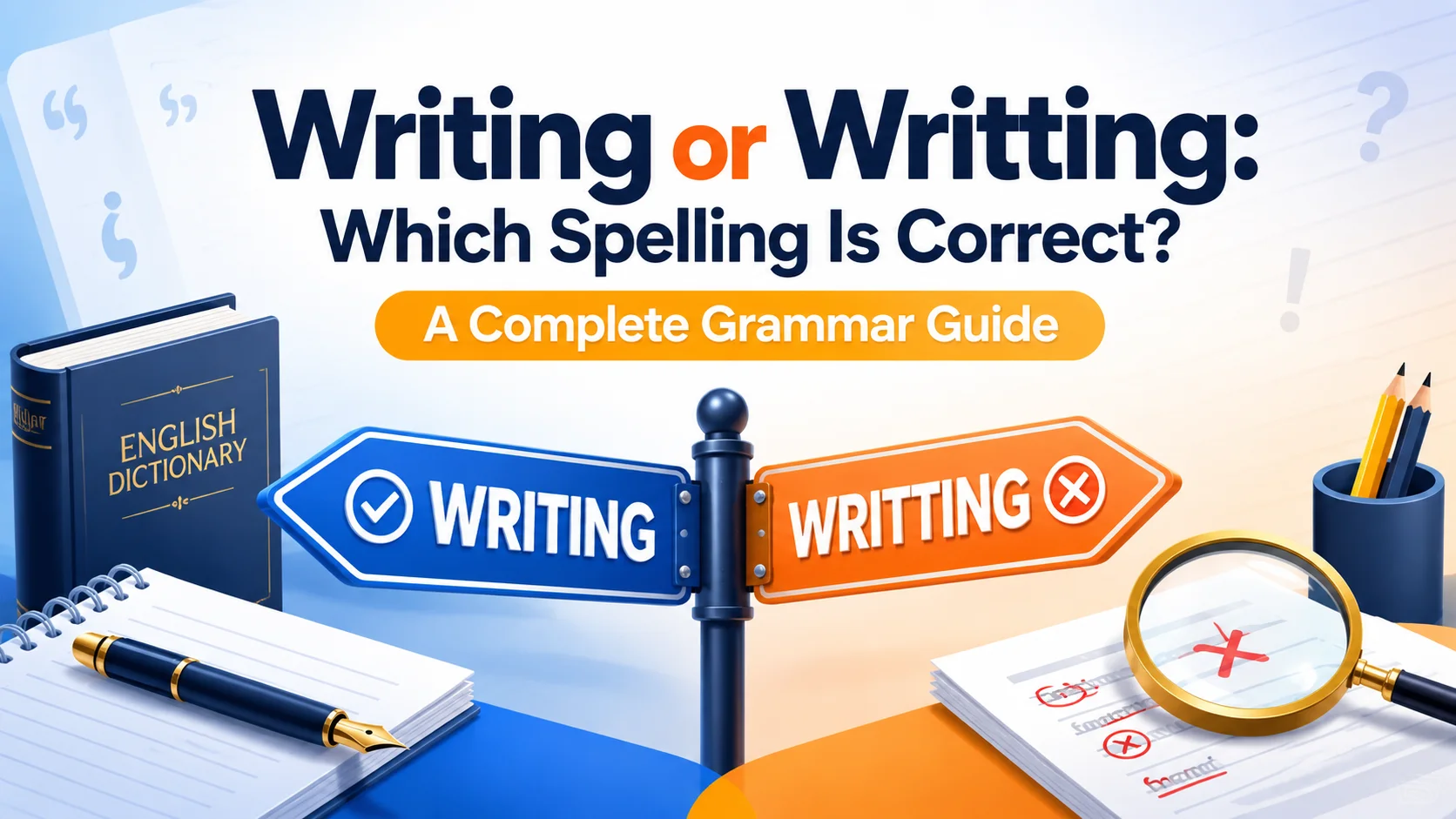 Writing or Writting: Which Spelling Is Correct? A Complete Grammar Guide
