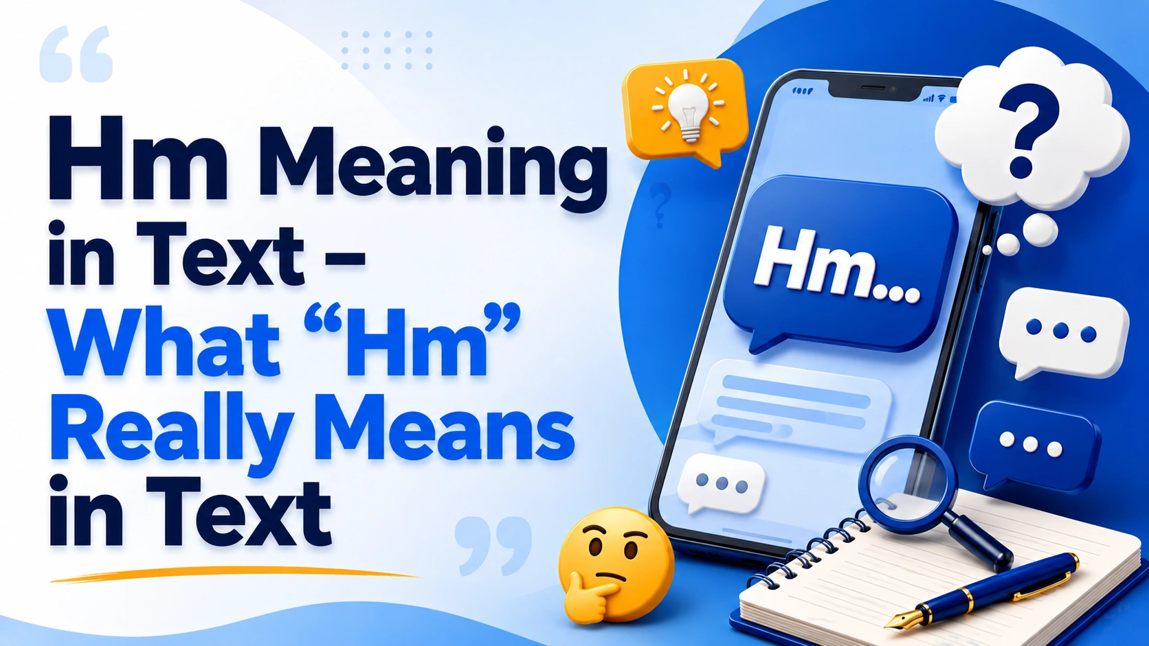 Hm Meaning in Text – What “Hm” Really Means in Text