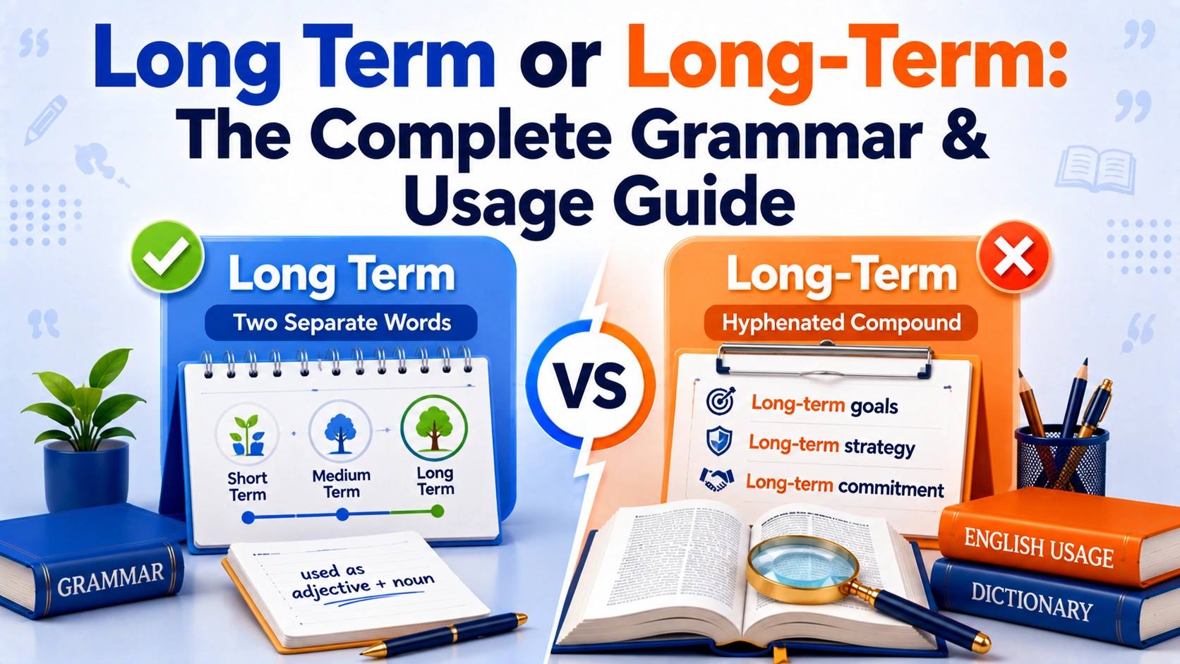 Long Term or Long-Term: The Complete Grammar & Usage Guide