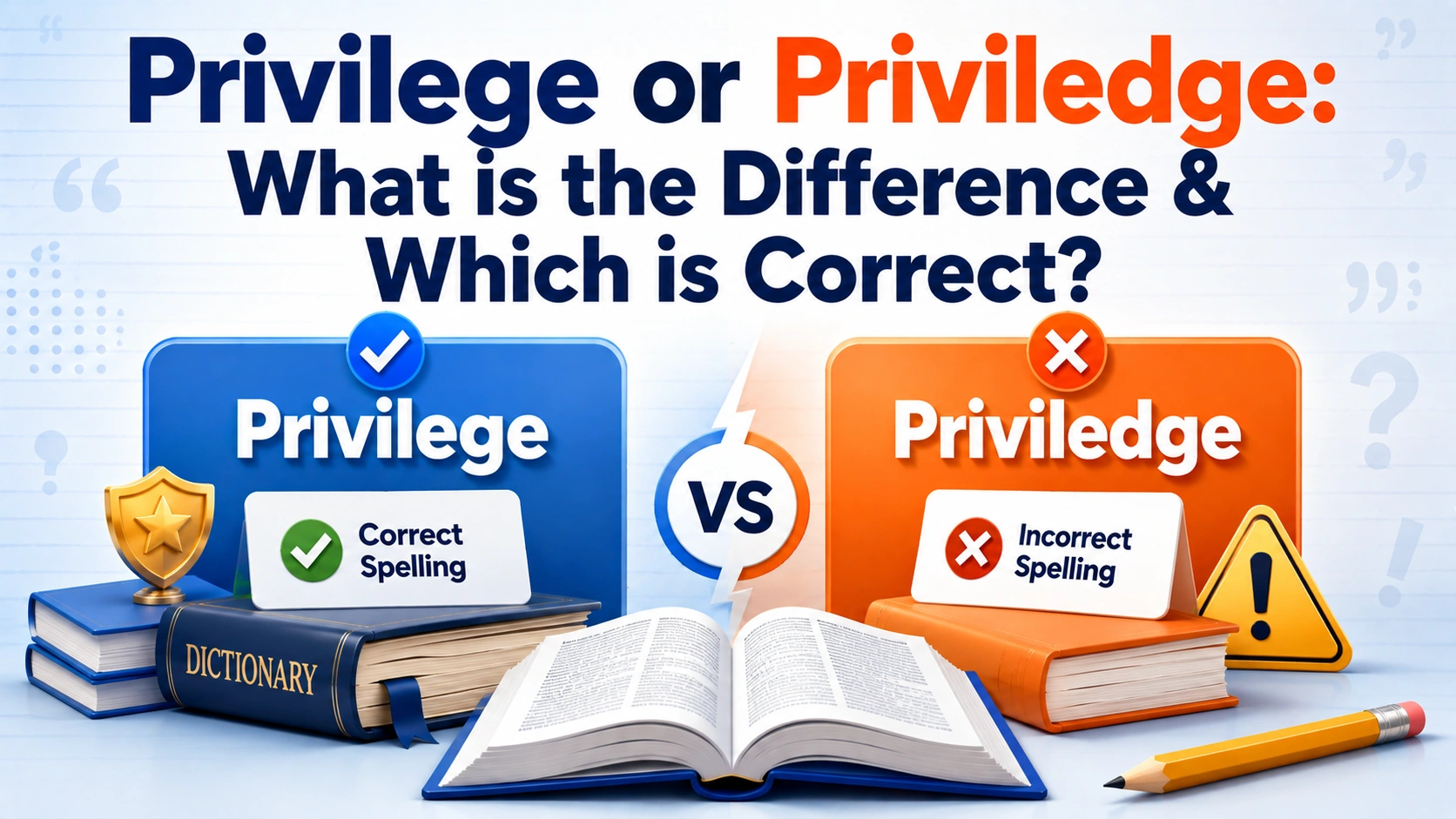 Privilege or Priviledge: What is the Difference & Which is Correct?
