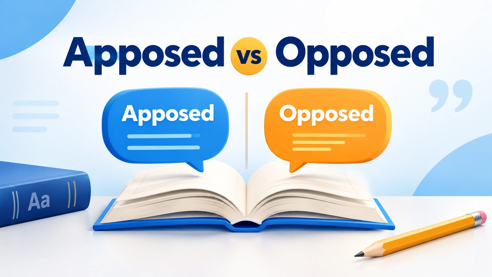 Apposed vs Opposed: Difference Explained With Examples