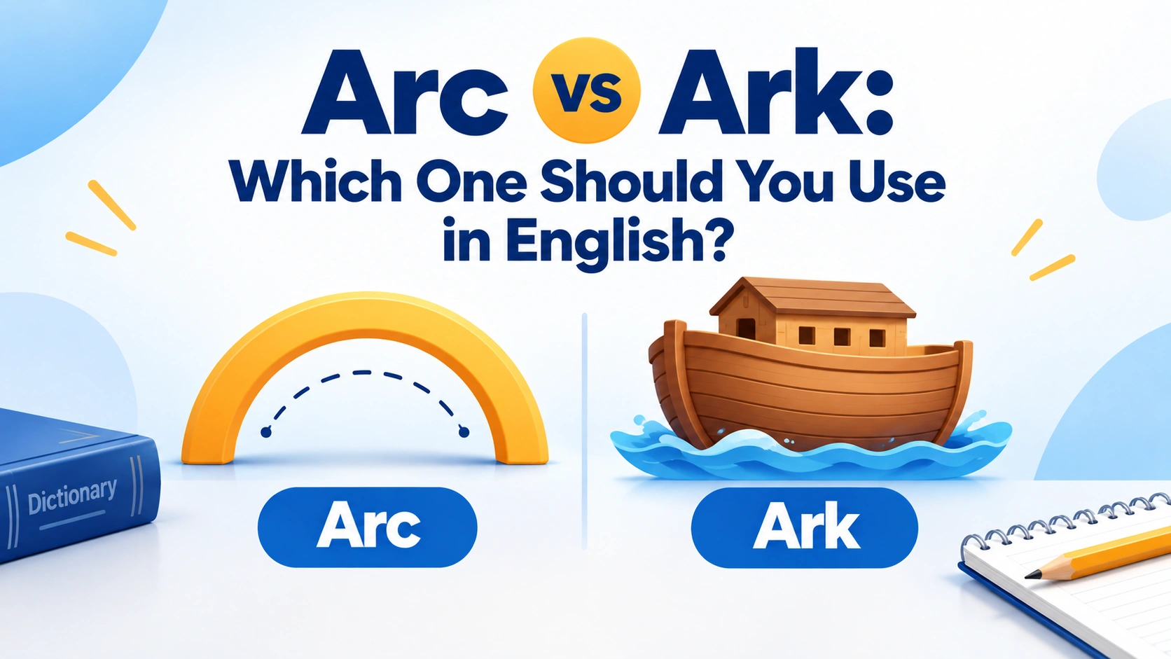 Arc vs Ark: Which One Should You Use in English?