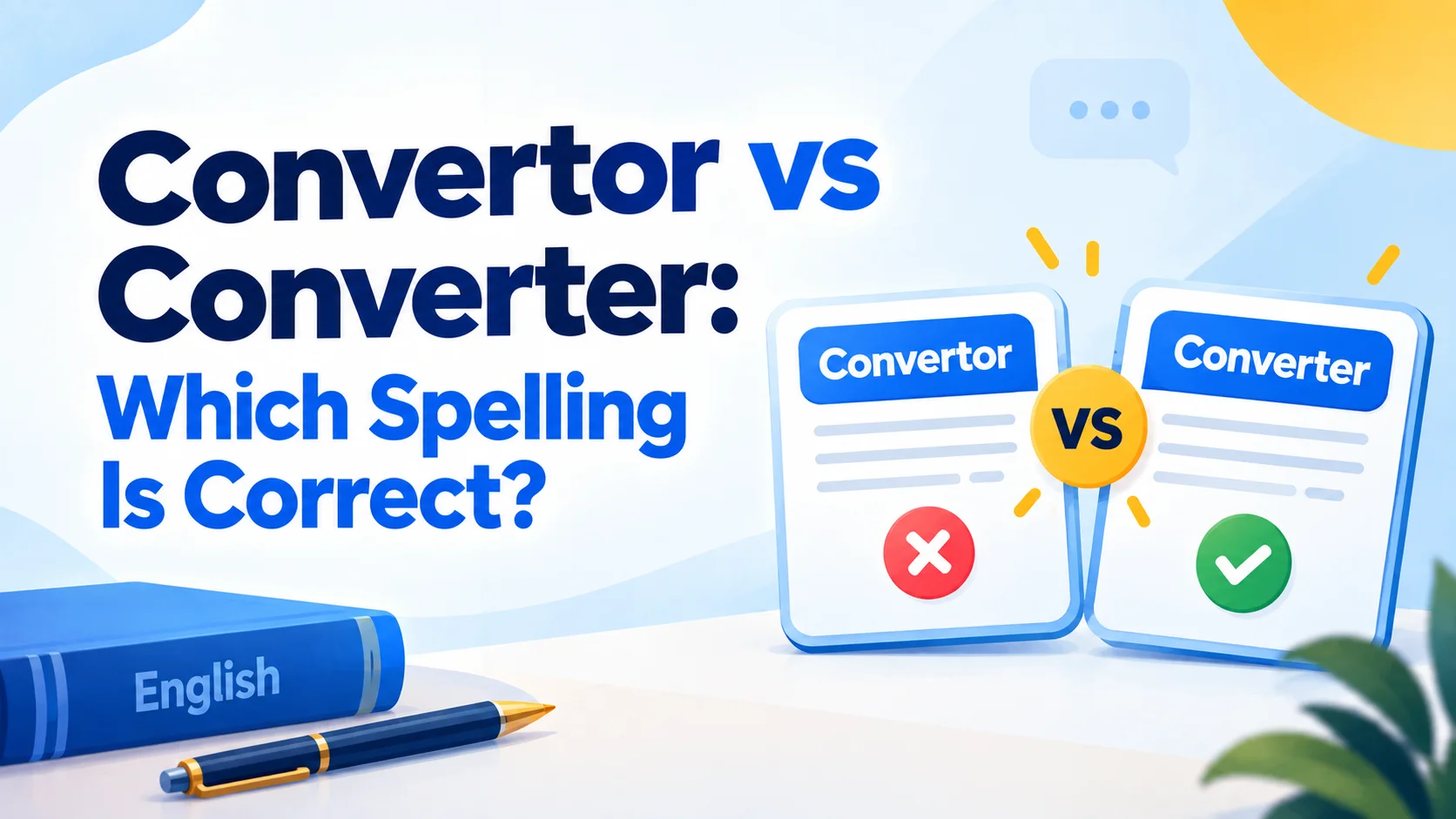 Convertor vs Converter: Which Spelling Is Correct?