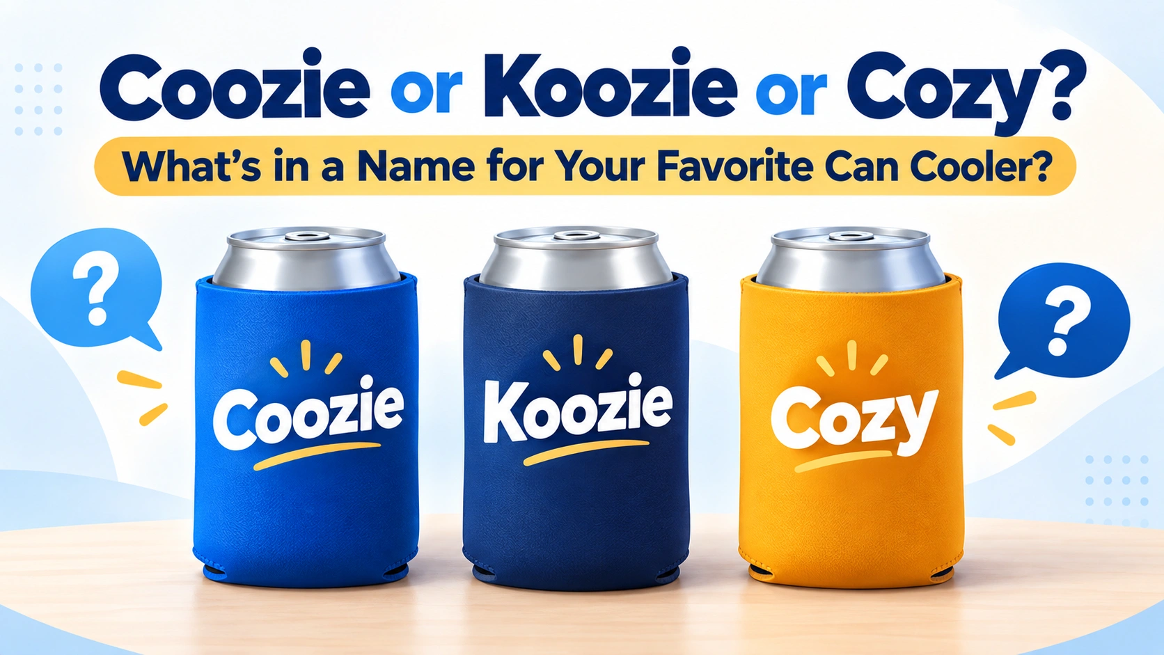 Coozie or Koozie or Cozy? What’s in a Name for Your Favorite Can Cooler?