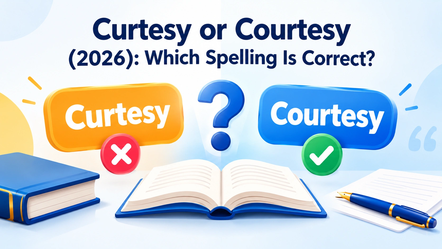 Curtesy or Courtesy (2026): Which Spelling Is Correct?