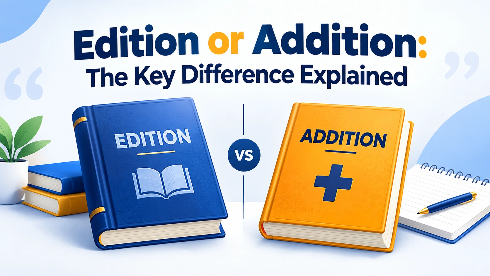 Edition or Addition: The Key Difference Explained with Examples