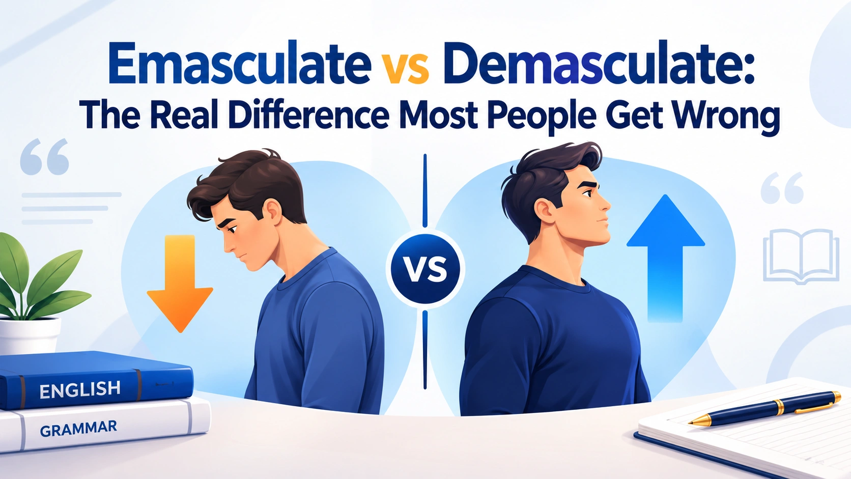 Emasculate vs Demasculate: The Real Difference Most People Get Wrong