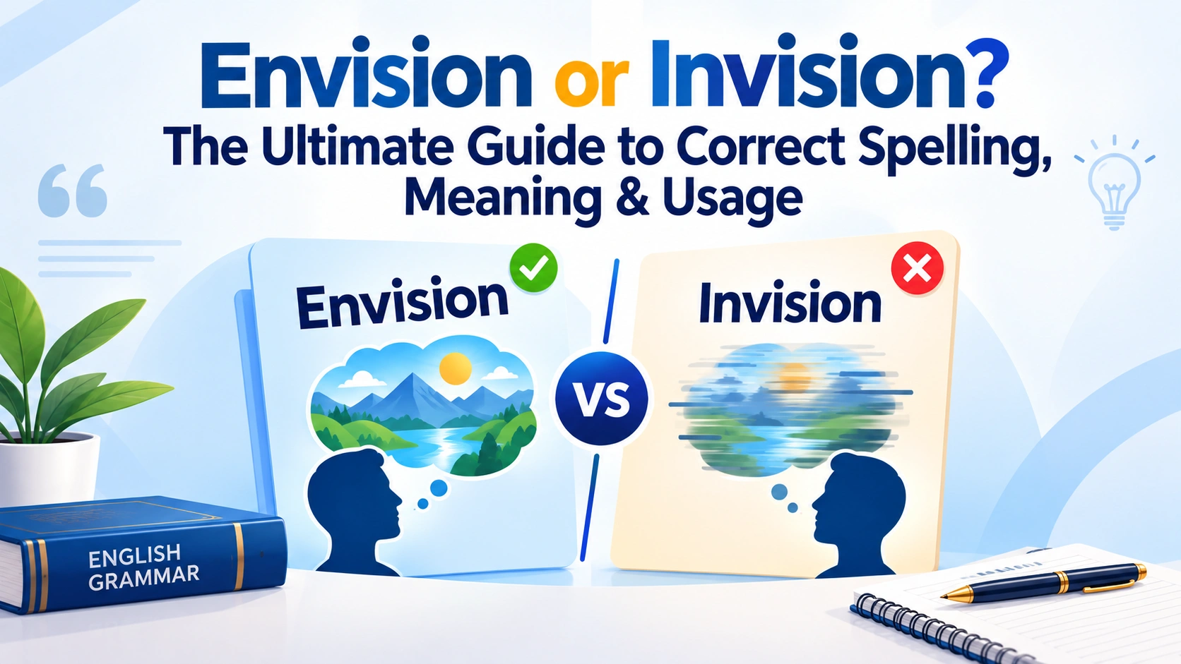 Envision or Invision? The Ultimate Guide to Correct Spelling, Meaning & Usage 