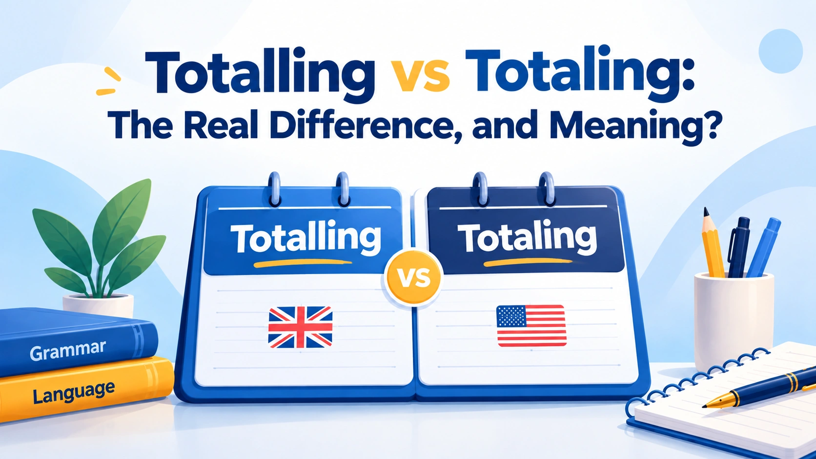 Totalling vs Totaling: The Real Difference, and Meaning?