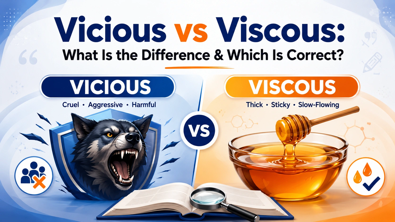 Vicious vs Viscous: What Is the Difference & Which Is Correct?
