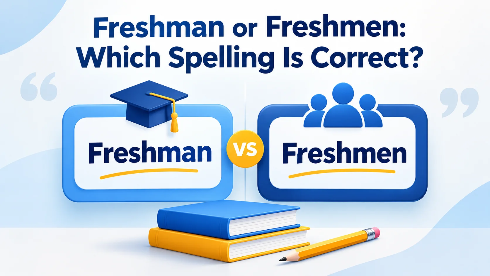 Freshman or Freshmen: Which Spelling Is Correct?