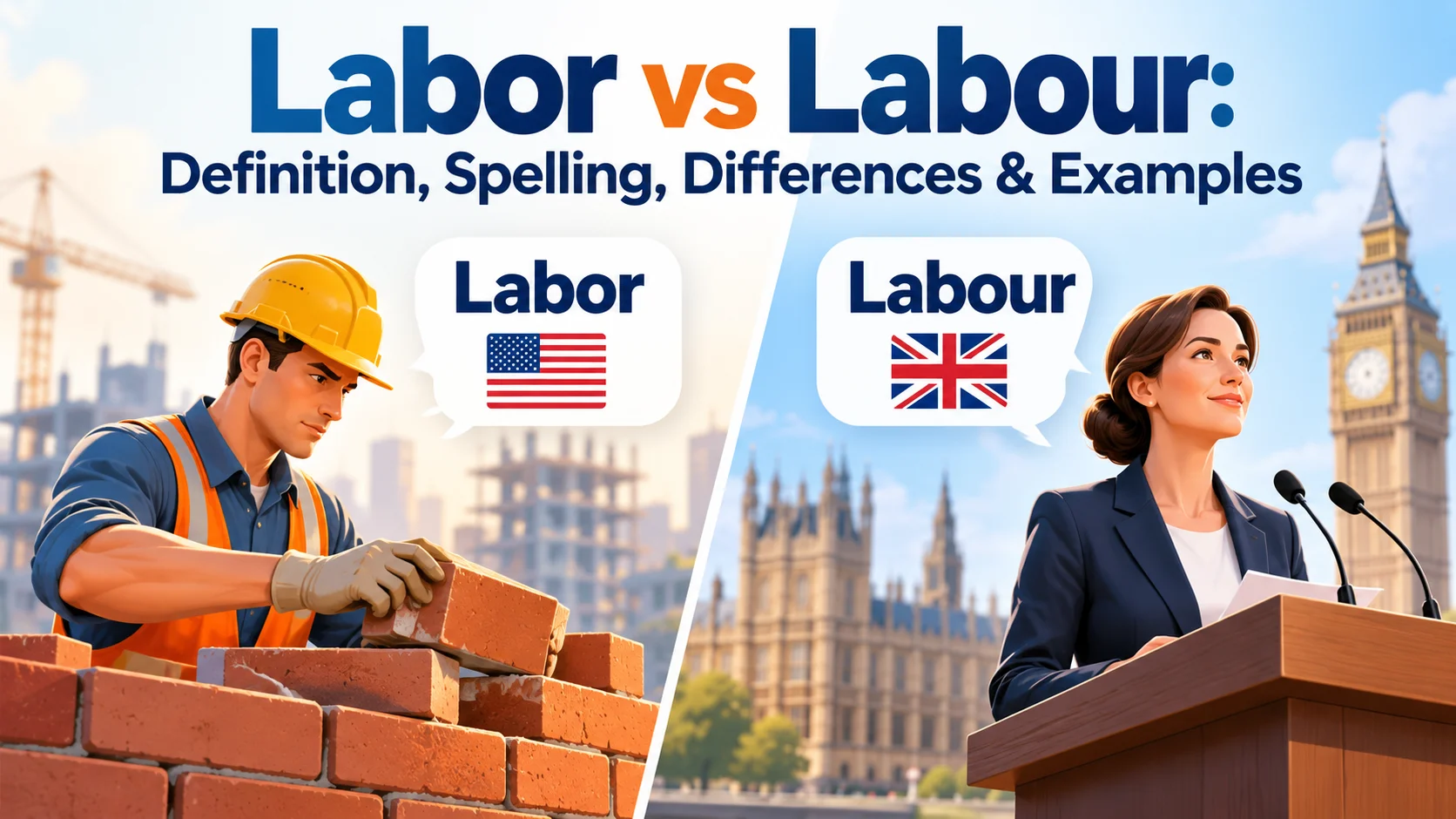 Labor vs Labour: Definition, Spelling, Differences & Examples