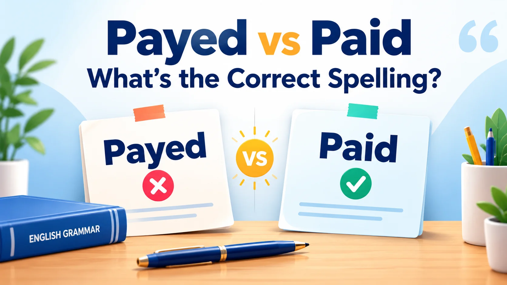 Payed vs Paid: What’s the Correct Spelling?