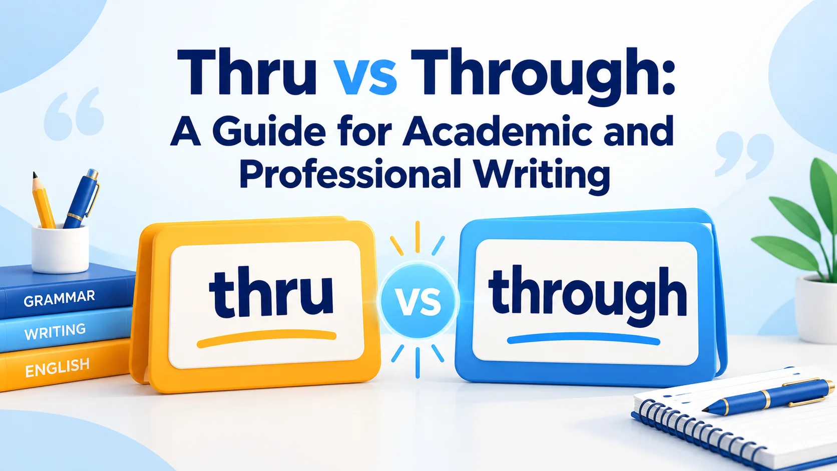 Thru vs Through: A Guide for Academic and Professional Writing
